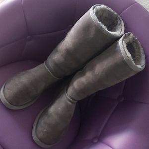 Sheepskin Suede Leather Tall UGG Australia Boots